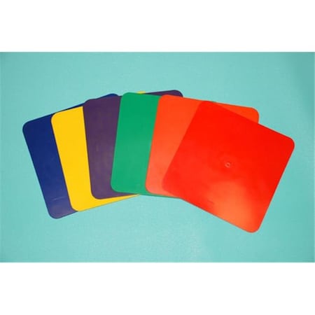 Everrich Industries Everrich EVB-0047 9 Inch Square Mat - Set of 6 Colors EVB-0047